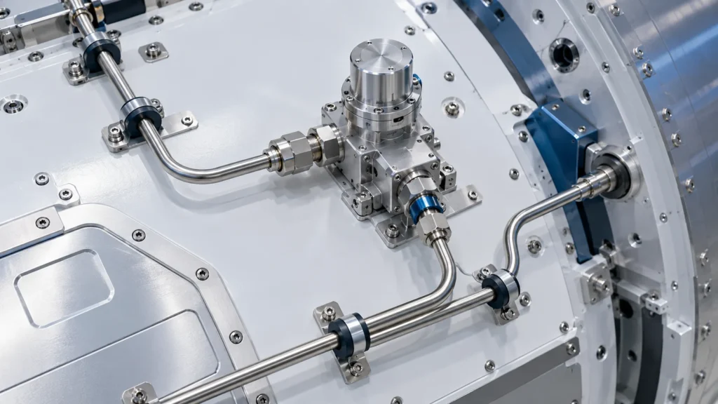 What Should a Spacecraft Propellant Line Clamp Protect?